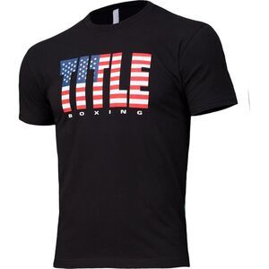 Title Boxing American Pride Tee, Black, Large